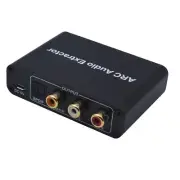 ARC HDMI-compatible Audio Adapter Digital DAC to RCA Coax SPDIF 3.5MM Converter