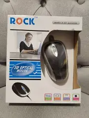 ROCK 3D Optical Mouse Ps/2 Vintage New Old Stock NOS In Box