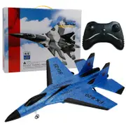 Catzon 2.4GHz Remote Control Airplane EPP Aircraft Model for Kids Boys-Blue
