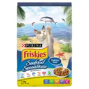 Purina Friskies Seafood Sensations Adult Dry Cat Food - 10kg