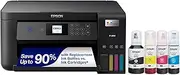 [Epson] EcoTank ET-2850 Wireless Color All-in-One Cartridge-Free Supertank Printer with Scan, Copy and Auto 2-Sided Printing - Black, Medium