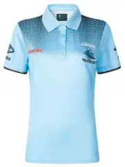 Cronulla Sharks 2025 NRL Ladies Players Polo Shirt Sizes 8-20 BNWT