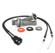 Domino KRK Evo Throttle with D-Lock Grips + Cables Kawasaki KX250 /KX250XC 21-22