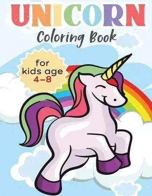 Unicorn Coloring Book For Kids Ages 4 - 8: - 50 Unique Designs 8