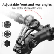 Adjustable Metal Bike Stem Bowl Extension Computer Mount Stand for Garmin Bryton