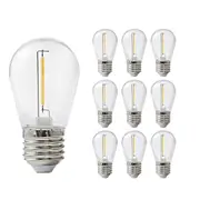 Groverdi LED Festoon String Lights Christmas Wedding Party Garden Outdoor Easter Hanging Bulb 20-60M