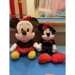 迪士尼 米妮  香港迪士尼 DISNEY 中華航空 正版娃娃 布偶 米妮  二手 9成新 香港迪士尼購入