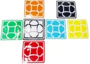 Replacement stickers for you Rubiks´s cube Fluffy Qiyi 3x3 range classic