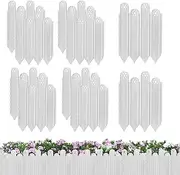 Lawn Edging, 10 Sets Rust-Proof Yard Edging, Landscaping Tools, Animal Barrier, Decorative Garden Fencing Trim for Yard Lawn Path Pathway
