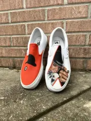 Custom Vans Classic Slip-On Clockwork Orange