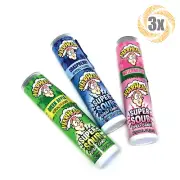 3x Sprays Warheads Super Sour Spray Novelty Candy .68oz 3 Assorted Flavors