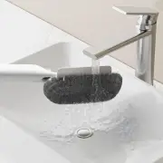 Rotating Cleaning Brush Scrubbing Brush Pan Sink Deck Soap Dispenser Scraper