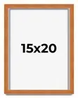 15x20 Frame Honey Pecan Brown Picture Frame Photo Frame UV Acrylic, Acid Free