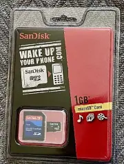 SanDisk 1 GB MicroSD Card NEW In Original Sealed Package