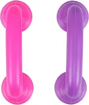 Veemoon 2 Pack Kids Speech Therapy Toys Handset Plaything Auditory Feedback for Toddlers Develop Communication Skills Lightweight Portable Pretend Phone