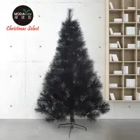 在飛比找PChome24h購物優惠-【摩達客】台灣製7尺/7呎(210cm)特級黑色松針葉聖誕樹