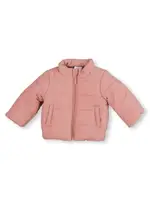 Baby Berry Puffa Jacket, Brown, Size 6-12 months