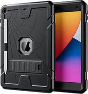 JSUSOU Case Cover Compatible with iPad 9th/8th/7th Generation 2019 & iPad 10.2 Inch 2021/2020 with Pencil Holder&Stand, Shockproof Protective Case Soft TPU