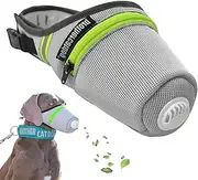 Dog Face Mask, Reusable Breathable Dog Air Filter Mask, Adjustable Dog Gas Face Mask, Dog Smoke Mask Dog Respirator Mask, Muzzle for Large Dog and Small Dog (Gray, Large)