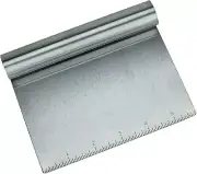 2 Pack Stainless Steel Food Scraper and Chopper Large Griddle Spatula Kitchen