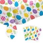 Rabbit Easter Egg Theme Easter Decoration Table Cloth