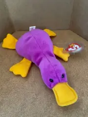 Mint TY Beanie Baby Patti the Platypus Very Rare PVC Pellets Original