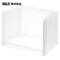 在飛比找momo購物網優惠-【MUJI 無印良品】PP收納架/深大型