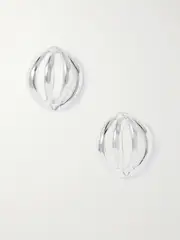[YSSO] YSSO - Flower Bud Medium Sterling Silver Earrings - One size One size Silver
