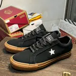 CONVERSE ONE STAR PRO 生膠黑 低幫休閒板鞋