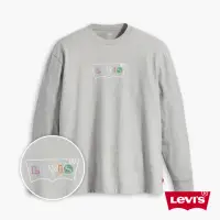在飛比找momo購物網優惠-【LEVIS 官方旗艦】男款 寬鬆版長袖T恤 / 描框膠印L