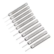 Watch Band Pin Punch 0.7/1mm Dia Watch Straps Link Pin Remover Tool 10 Pcs