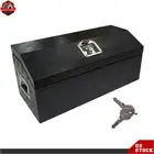 30" Aluminum Black Truck Tool Box For Pickup RV ATV Trailer Storage with Handle