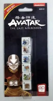 Avatar - The Last Airbender Nickelodeon Collectible D6 Dice Set - NEW