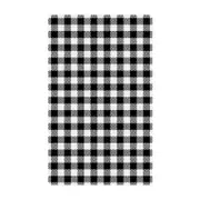 Moda 310×190mm Gingham Black Greaseproof Paper Pack of 2000