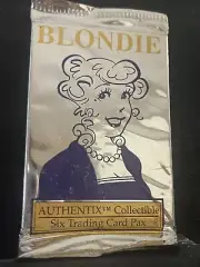 Blondie Trading Card Vintage 1995 Booster pack unopened