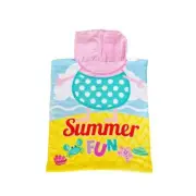 Lovely Peppa Pig Kids Hooded Bath Towels - Summer Fun