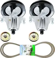 42'' Rebuild Kit Fit for Cub Cadet, Fit for MTD, Fit for Troy-Bilt, 2 Spindles 618-04822 618-04889 618-04950 918-04889 918-04950, 2 Pulleys 753-08068A 753-08171 756-04129, 1 Belt 754-04060 954-04060