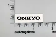 Onkyo Badge Logo Emblem for Turntable Dust Cover Custom Made Aluminum