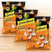Smartfood PopCorn CHEETOS CHEDDAR CHEESE Snacks 7oz (3 Bags) LIMITED 80 Cal/Cup