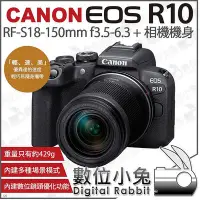 在飛比找Yahoo!奇摩拍賣優惠-數位小兔【Canon EOS R10 + RF-S 18-1