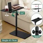 Side End C Table Sofa Bed Stand Spa Rack Caddy Bathtub Tray Wine Glass Holder