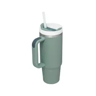 美國 STANLEY 冒險系列 SOFT MATTE柔霧系 吸管隨手杯2.0 0.88L-松石綠