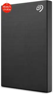 One Touch Portable External Hard Disk Drive with Data Recovery Services, 2TB, Bl