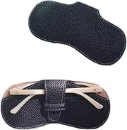 [Aymorder] 2 Pcs Soft PU Leather Glasses Case Fashion Sunglasses Cover Portable Slim Glasses Case Travel Glasses Organizer Case with Belt Clip Glasses Protective Cover Reading Glasses Case for Unisex