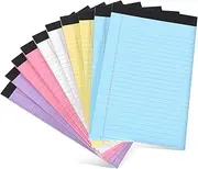 UTHCLO 10 Pack Notebooks Paper Writing Pads Office Supplies Notebooks for Note Taking