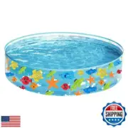 Kiddie Pool, 48"x9.84" Swimming Pool for Kids, Child, Swimming Pools for Outd