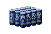 Suntory Boss Coffee Drink Iced Double Espresso 237mL 12 Cans Bulk Pack Carton