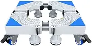 Multi-Functional Movable Adjustable Base, Protable Adjustable Appliance Wheels, for Dryer Refrigerator Furniture Washing Machine Cabinet Vertical Air Conditioner