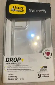 NIB! Otterbox Samsung Galaxy S21 FE 5G Cases Symmetry Series Clear New