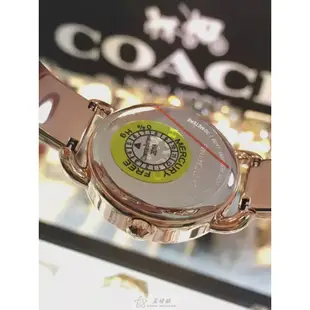 2016最新款，美國時尚大牌-COACH(蔻馳).石英女錶 高檔玫瑰金 手鐲式錶帶 28mm錶盤✨閃亮水晶 30米防水